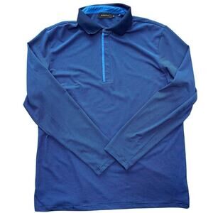 Bugatchi  Men’s performance polo 1/4 zip pullover size XL 
excellent condition